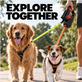 Automatic Double Dog Leash
