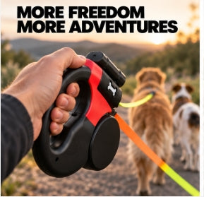 Automatic Double Dog Leash