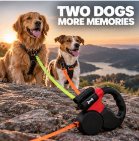 Automatic Double Dog Leash